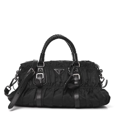 prada tessuto gaufre large nylon satchel|PRADA Tessuto Nylon Nappa Braided Gaufre .